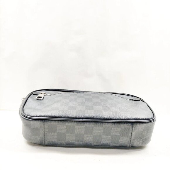 Louis Vuitton LV Shoulder Bag Umbrelle Black Damier Graphite 928-050525 - Picture 5 of 13